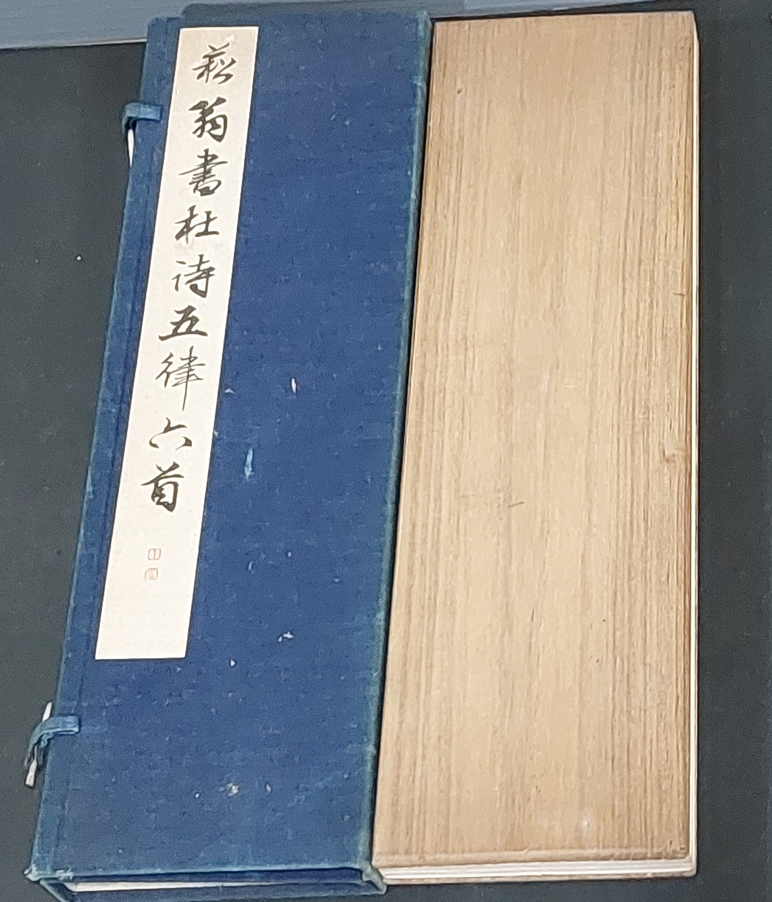 菘翁書杜詩五律六首